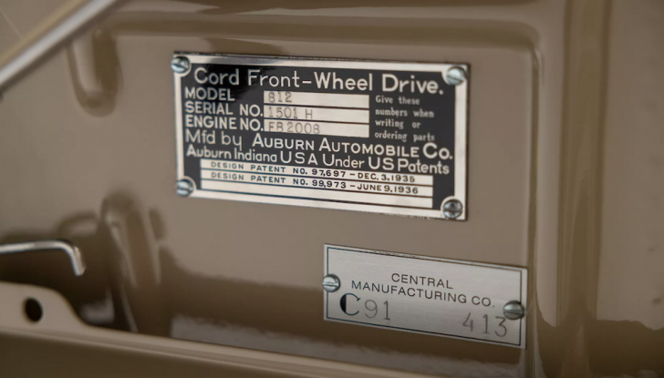 Cord 812 Phaeton del 1937, l’auto di Amelia Earhart - Foto 10 di 15