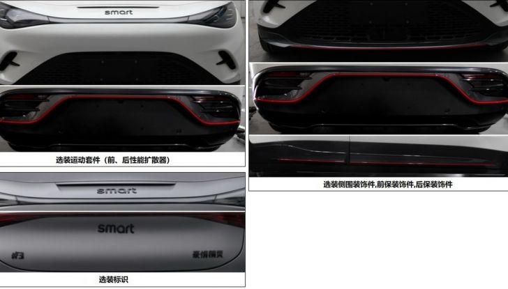 Smart #3: il nuovo SUV elettrico debutta al Salone di Shanghai 2023 - Foto 5 di 8