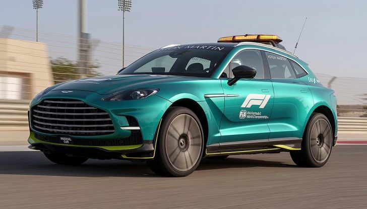 Aston Martin DBX707: è la nuova medical car della F1 2023 - Foto 3 di 10
