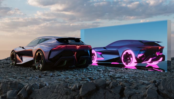 Cupra DarkRebel: il brand spagnolo presenta la sua prima auto virtuale - Foto 17 di 17