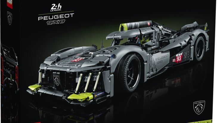 Peugeot 9X8: debutta la versione LEGO Technic dell’hypercar ibrida - Foto 4 di 7