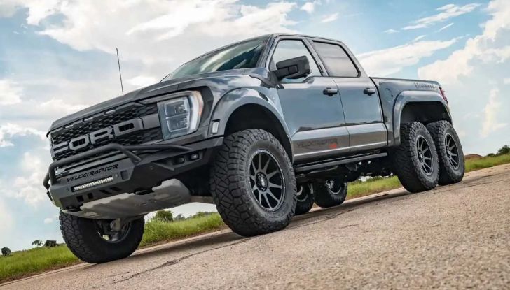 Ford F-150: con Hennessey diventa VelociRaptor 6×6! - Foto 9 di 10