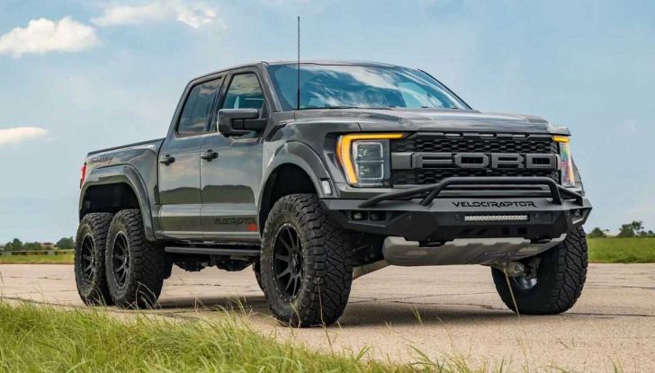 Ford F-150: con Hennessey diventa VelociRaptor 6×6! - Foto 10 di 10