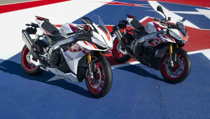 Aprilia svela le RSV4 Factory  e Tuono V4 Factory Speed White - Foto 1 di 4