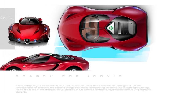 Alfa Romeo P7: un designer immagina una nuova hypercar a idrogeno - Foto 20 di 21