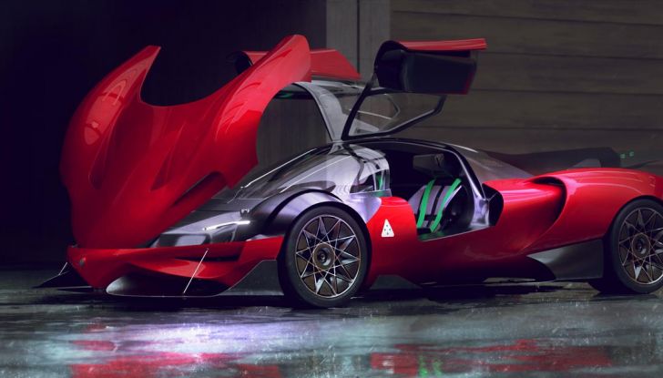 Alfa Romeo P7: un designer immagina una nuova hypercar a idrogeno - Foto 19 di 21