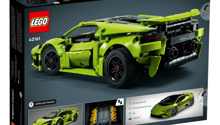 Lamborghini Huracan Tecnica: in arrivo il 1° agosto la versione LEGO Technic - Foto 5 di 6