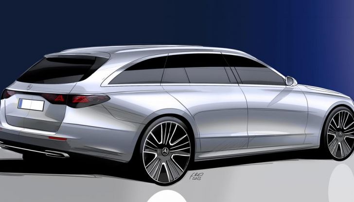 Mercedes Classe E Wagon 2024: debutta ufficialmente la nuova generazione - Foto 2 di 42