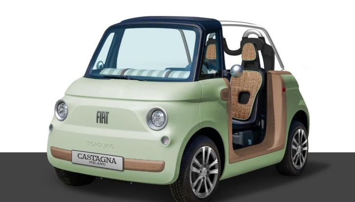Fiat Topolino Spiaggina: Castagna presenta la sua versione personalizzata - Foto 1 di 6