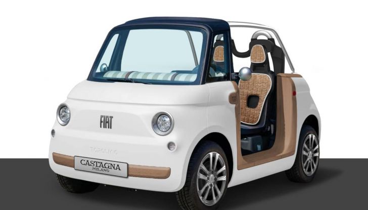 Fiat Topolino Spiaggina: Castagna presenta la sua versione personalizzata - Foto 3 di 6