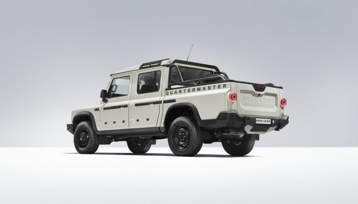 Ineos Grenadier Quartermaster, caratteristiche della versione pick-up - Foto 22 di 23