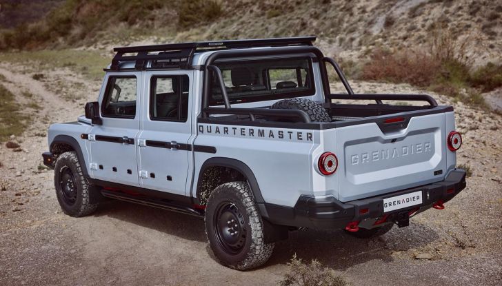 Ineos Grenadier Quartermaster, caratteristiche della versione pick-up - Foto 4 di 23