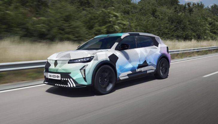 Nuova Renault Scenic E-Tech Electric prototipo