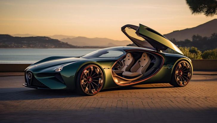 Alfa Romeo: i fan immaginano la nuova supercar usando l’intelligenza artificiale - Foto 7 di 20