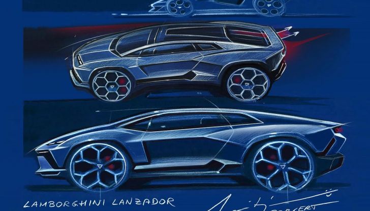 Lamborghini Lanzador: svelato il primo veicolo 100% elettrico del brand - Foto 56 di 69