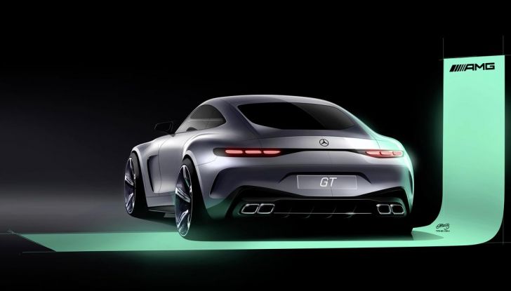 Mercedes-AMG GT 2024: debutta la nuova generazione della coupé sportiva - Foto 61 di 70