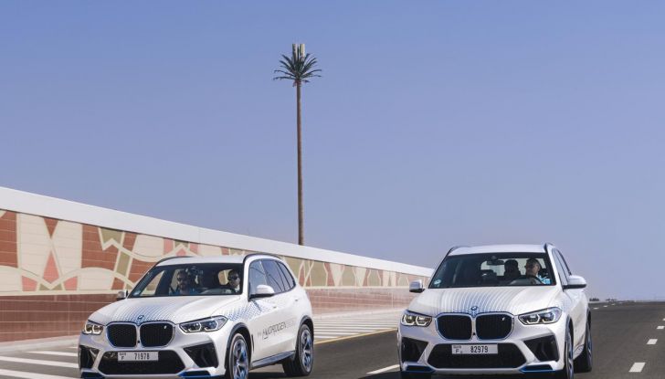 BMW iX5 Hydrogen test Medio Oriente
