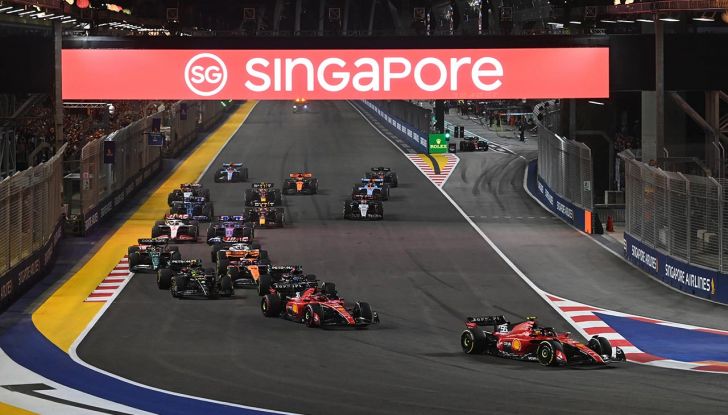 F1 2023, GP Singapore: Sainz riporta alla vittoria la Ferrari, Norris e Hamilton sul podio - Foto 4 di 10