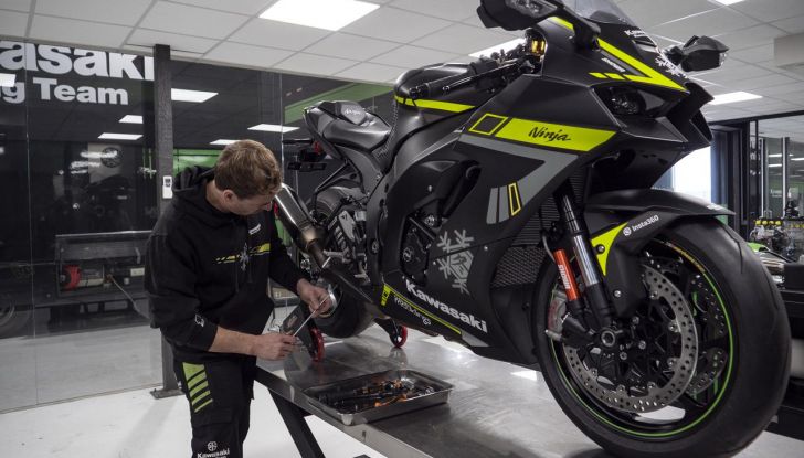 Kawasaki Ninja ZX-10RR Winter Test Edition: caratteristiche, design e prezzo - Foto 16 di 18