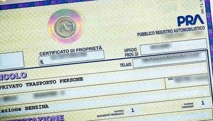 Documenti per passaggio di proprietà auto