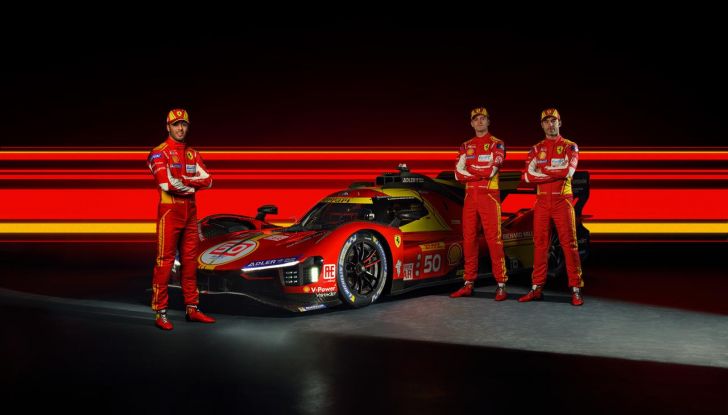 Ferrari 499P livrea FIA WEC 2024