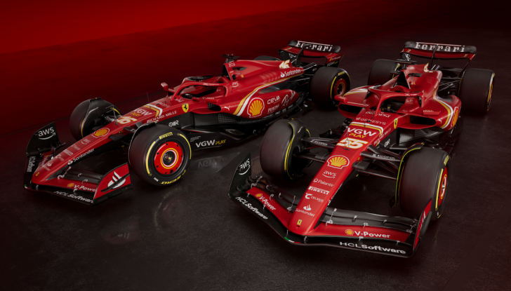 È nata la nuova Ferrari SF-24: obiettivo puntare al Mondiale - Foto 11 di 16