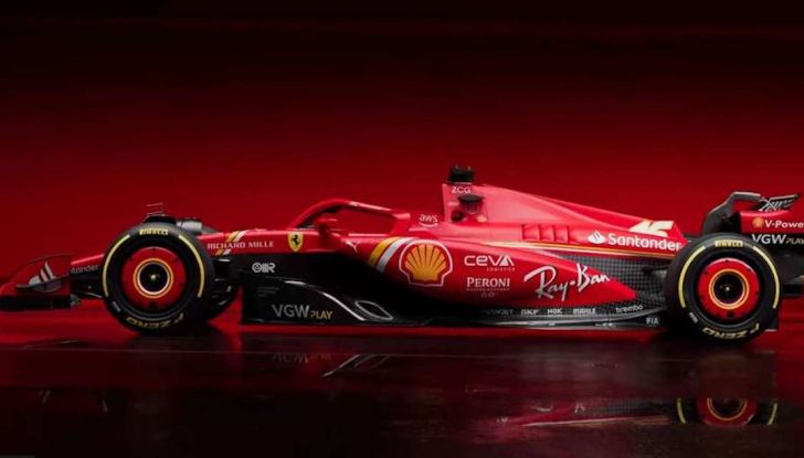 È nata la nuova Ferrari SF-24: obiettivo puntare al Mondiale - Foto 13 di 16
