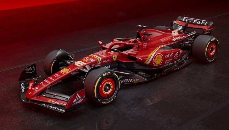 È nata la nuova Ferrari SF-24: obiettivo puntare al Mondiale - Foto 14 di 16