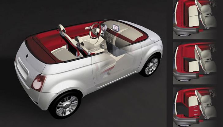 Fiat 500 Tributo Trepiuno: omaggio speciale al concept - Foto 7 di 13