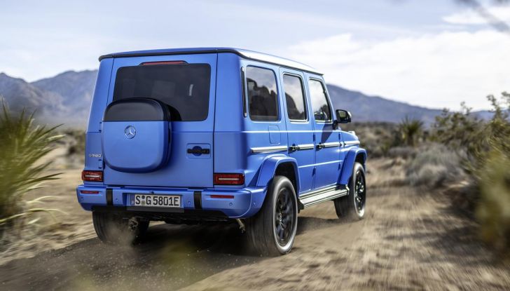 Mercedes Classe G elettrico: caratteristiche, design, abitacolo, motori, autonomia e prezzi - Foto 11 di 120