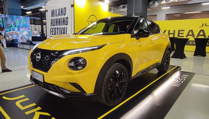 Nissan Juke 2024 in anteprima al MiCO per il Milano Running Festival - Foto 1 di 11