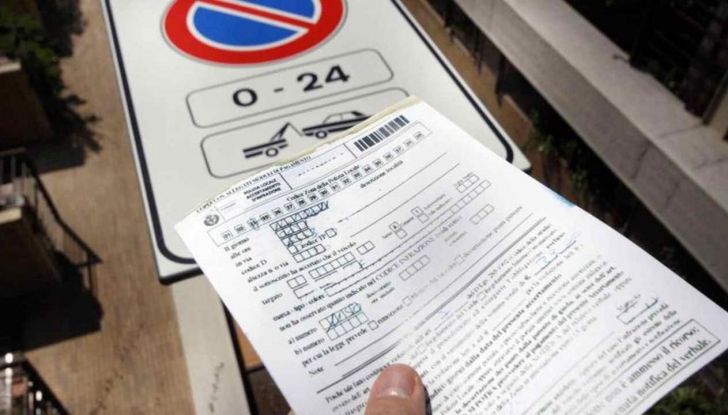 Multe divieto di sosta