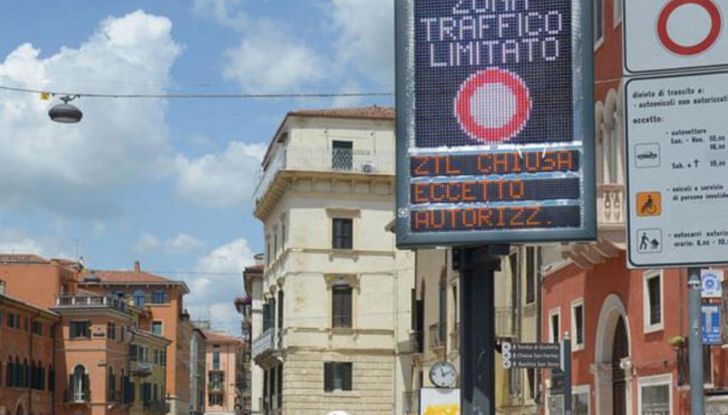 Multe zona traffico limitato