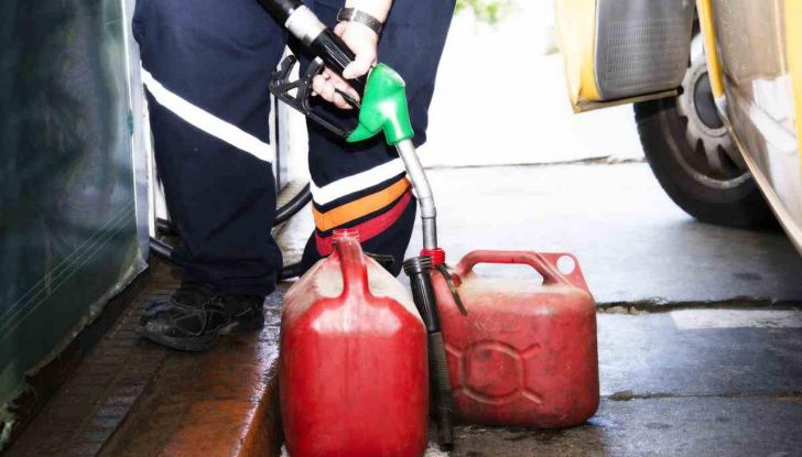 Taniche benzina per uso personale