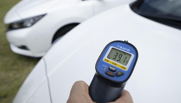 Nissan testa la vernice refrigerante sulle sue auto - Foto 7 di 60