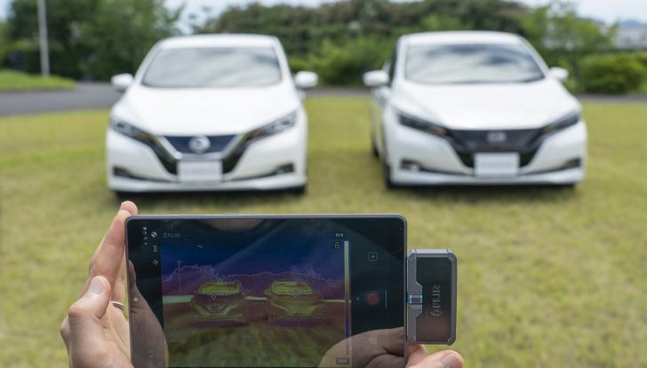 Nissan testa la vernice refrigerante sulle sue auto - Foto 33 di 60