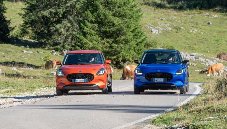 Nuova Suzuki Swift Hybrid 4×4 AllGrip: caratteristiche, design, abitacolo, motore e prezzo - Foto 42 di 122