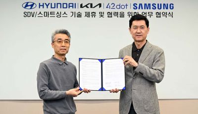 Hyundai e Kia abbracciano la tecnologia Samsung per le proprie auto