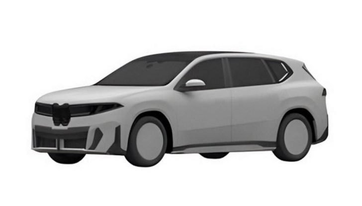 BMW iX3 2026 foto brevetti