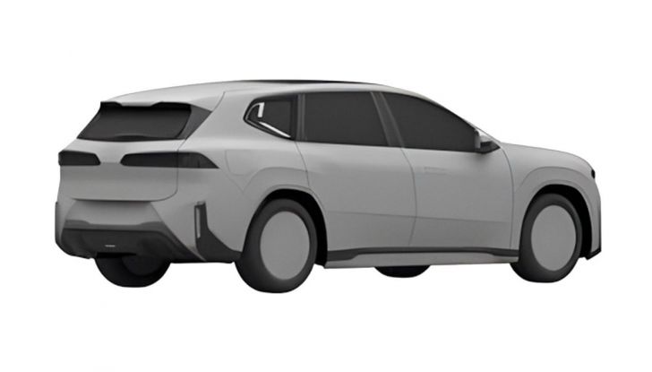 BMW iX3 2026 foto brevetti