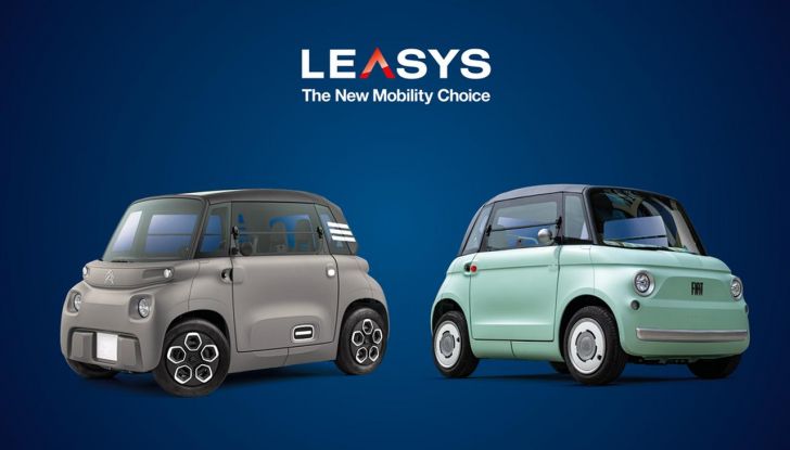 Citroën Ami e Fiat Topolino Leasys