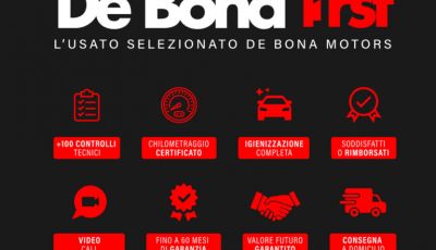 De Bona First: l’usato auto selezionato che prevede oltre 100 controlli