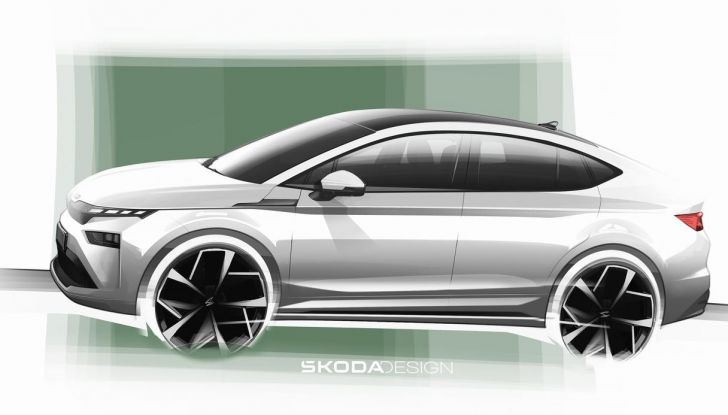 Skoda Enyaq 2025 bozzetti