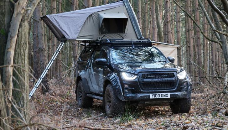 Isuzu D-Max Basecamp: fuoristrada senza limiti con il pick-up che diventa un rifugio - Foto 14 di 26