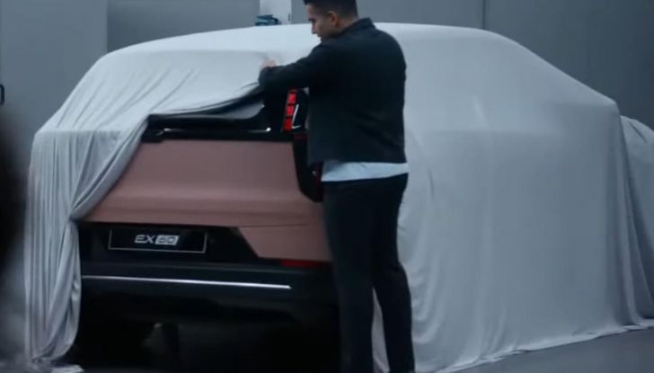 Volvo EX60 teaser