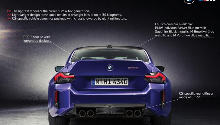 BMW M2 CS 2026: 530 CV di pura adrenalina, ma addio al cambio manuale - Foto 24 di 114