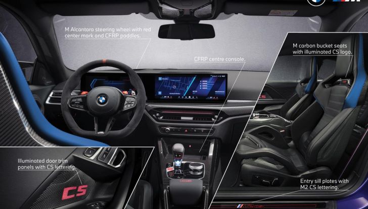 BMW M2 CS 2026: 530 CV di pura adrenalina, ma addio al cambio manuale - Foto 62 di 114