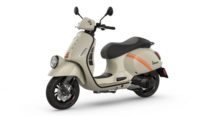 Vespa GTV 310, più potenza e coppia per lo scooter dal fascino retro