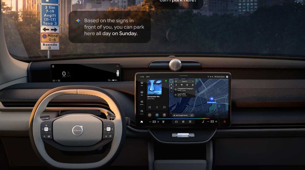 Trovare parcheggio con Google Gemini: ora con Volvo si può