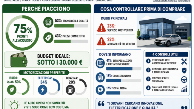 Auto cinesi, perché i giovani italiani sono pronti a comprarle: tecnologia, prezzo e consigli per scegliere bene